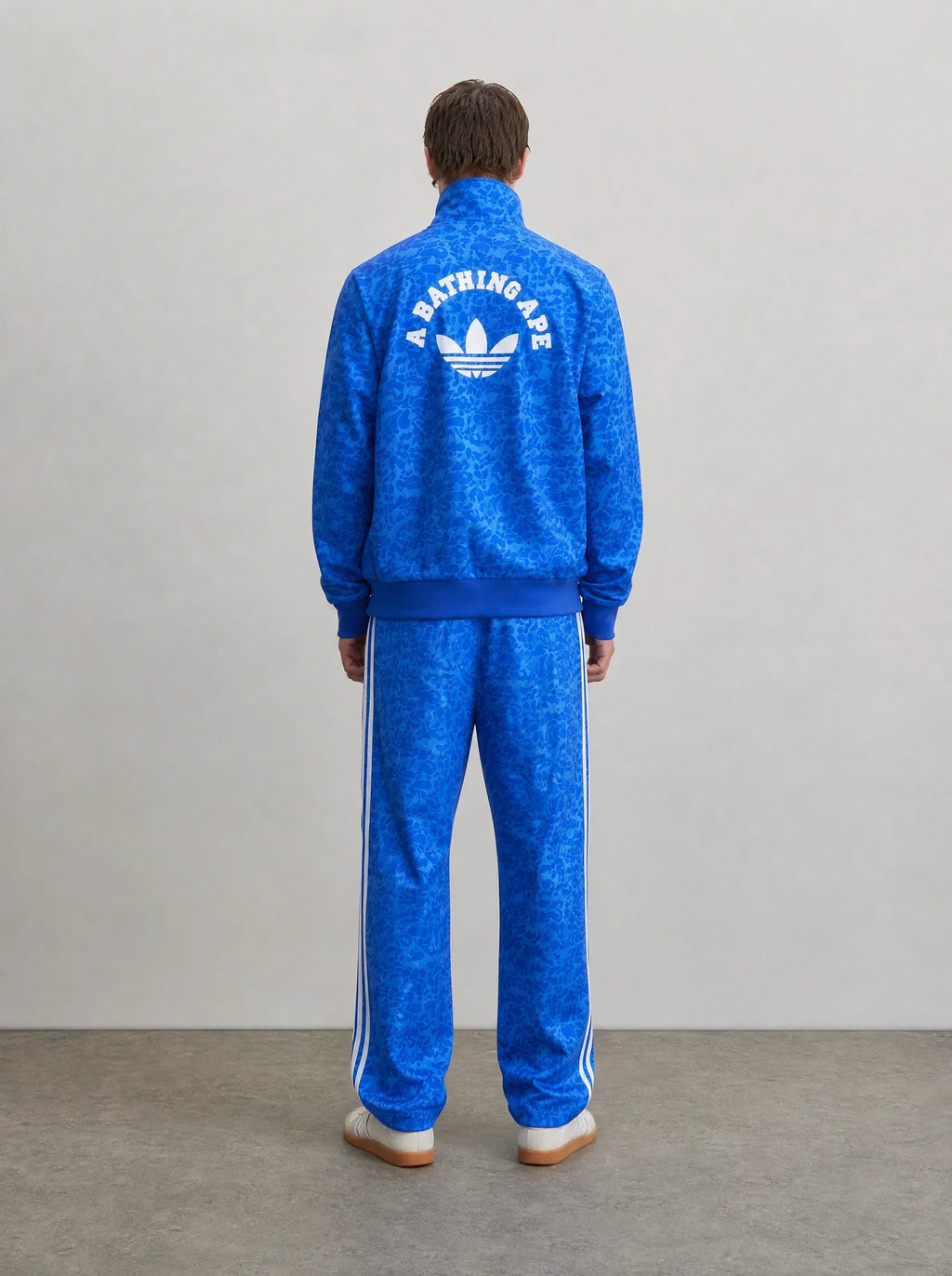 Adidas Kamuflaj Desenli Fermuarlı Eşofman Takımı Siyah Kırmızı